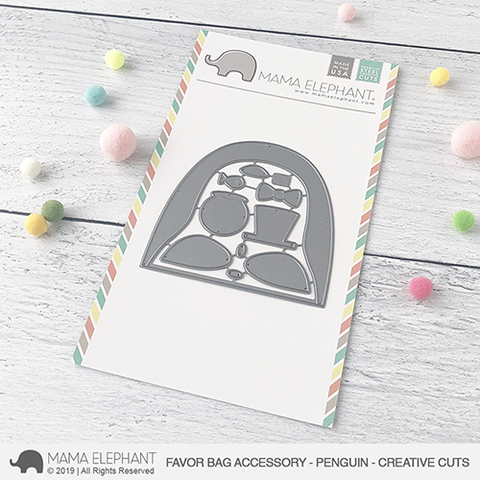 Mama Elephant - Favor Bag Accessory - Penguin - Creative Cuts