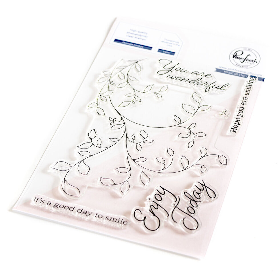 Pinkfresh Studio - Delicate Foliage stamp