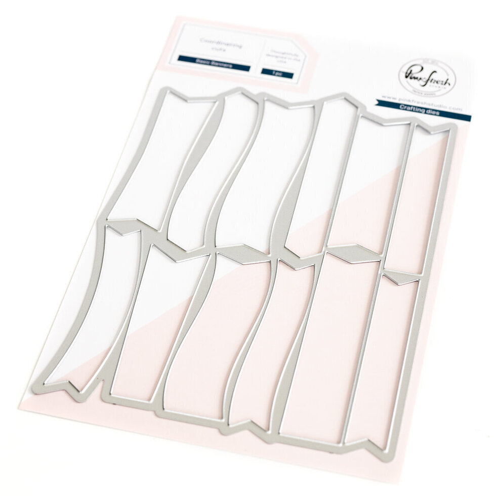 Pinkfresh Studio - Basic Banners: Celebrate die