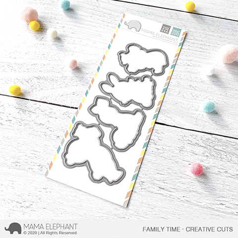 Mama Elephant - Family Time - Creative Cuts