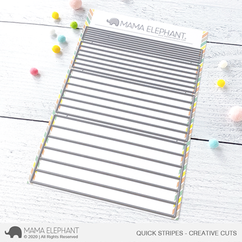 Mama Elephant - Quick Stripes - Creative Cuts
