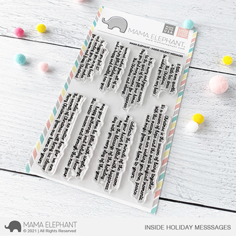Mama Elephant - INSIDE HOLIDAY MESSAGES (SB3)