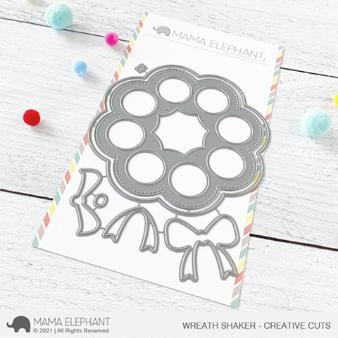 Mama Elephant - Wreath Shaker - Creative Cuts