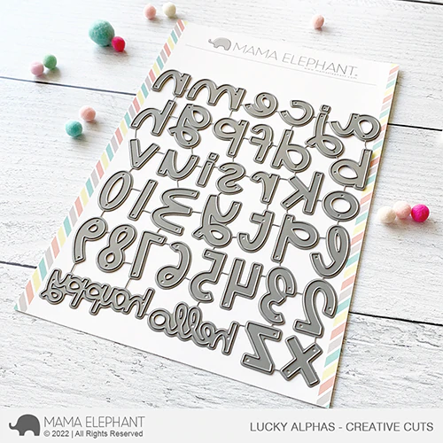 Mama Elephant - Lucky Alphas - Creative Cuts