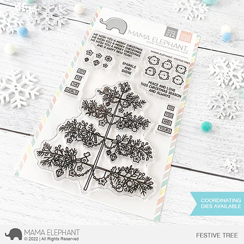 Mama Elephant - FESTIVE TREE