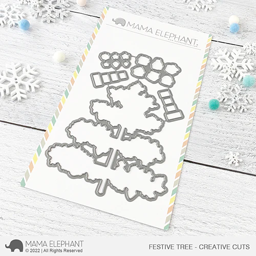 Mama Elephant - Festive Tree - Creative Cuts