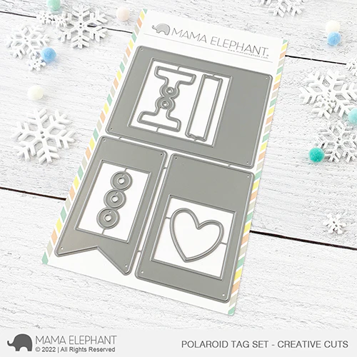 Mama Elephant - Polaroid Tag Set - Creative Cuts