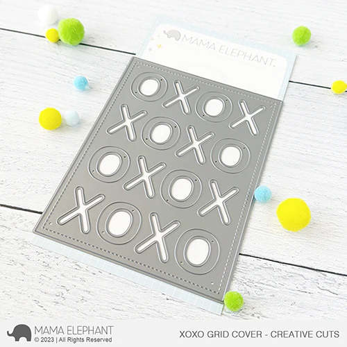 Mama Elephant - XOXO Grid Cover - Creative Cuts (OFFER3)