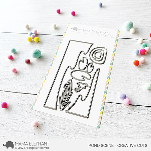 Mama Elephant - Pond Scene - Creative Cuts (SO)