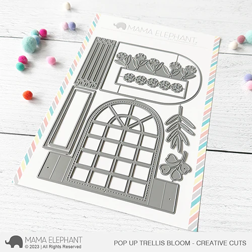 Mama Elephant - Pop Up Trellis Bloom - Creative Cuts