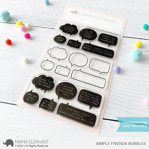 Mama Elephant - SIMPLE FRIENDS BUBBLES with matching die (SB5)