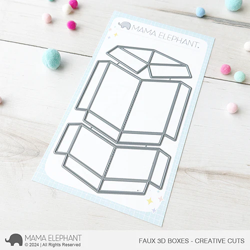 Mama Elephant - Faux 3D Boxes - Creative Cuts