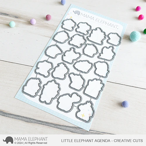Mama Elephant - Little Elephant Agenda - Creative Cuts