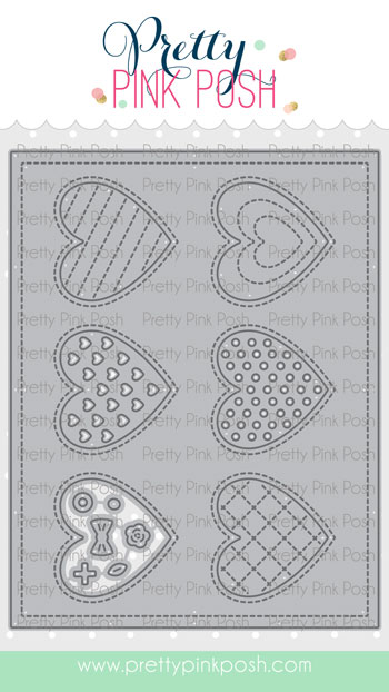 Pretty Pink Posh - Heart Cover Plate Die