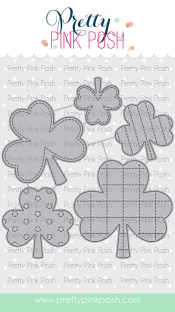 Pretty Pink Posh - Stitched Shamrocks Die