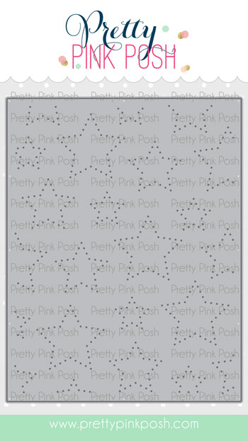 Pretty Pink Posh - Pierced Stars Plate Die
