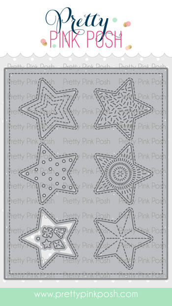 Pretty Pink Posh - Star Cover Plate Die