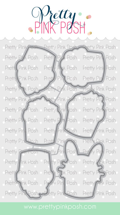 Pretty Pink Posh - Easter Cupcakes Coor Die Set