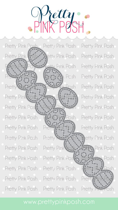Pretty Pink Posh - Easter Egg Border Die