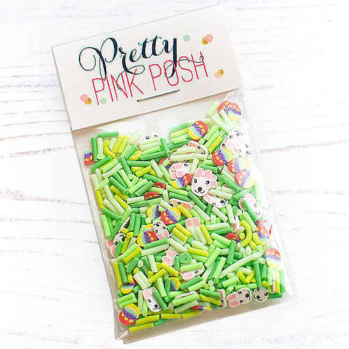 Pretty Pink Posh - Easter Bunnies Clay Confetti