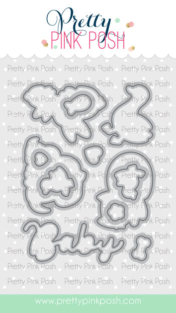 Pretty Pink Posh - Baby Animals Coordinating Die Set