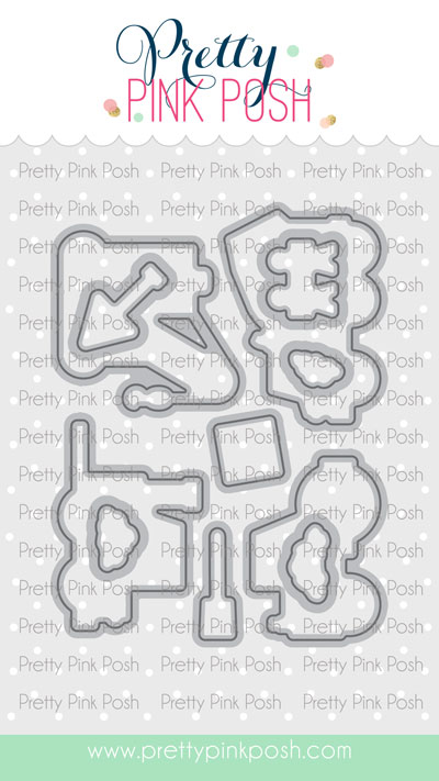 Pretty Pink Posh - Construction Additions Coor Die Set