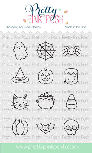Pretty Pink Posh - Halloween Icons Stamp Set