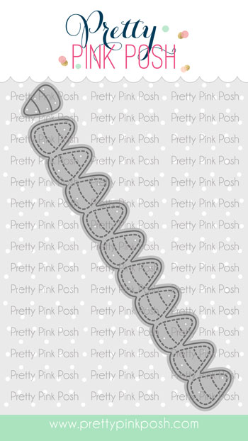 Pretty Pink Posh - Candy Corn Border Die