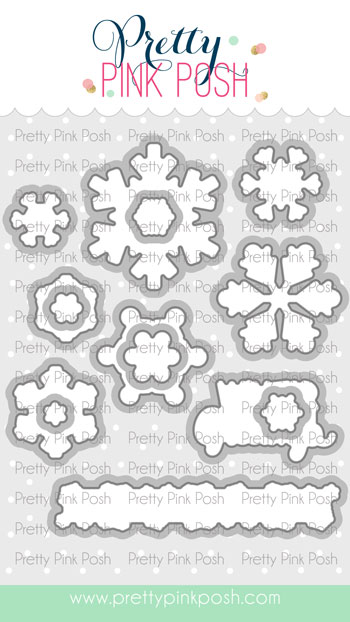 Pretty Pink Posh - Snowflakes Coor Die Set