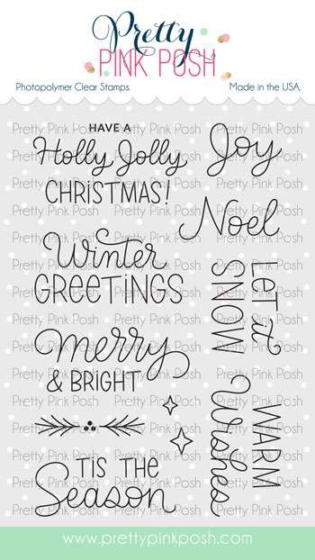 Pretty Pink Posh - Winter Greetings Stamp Set