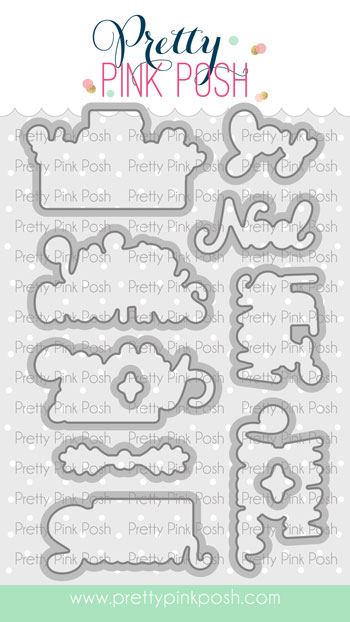Pretty Pink Posh - Winter Greetings Coor Die Set