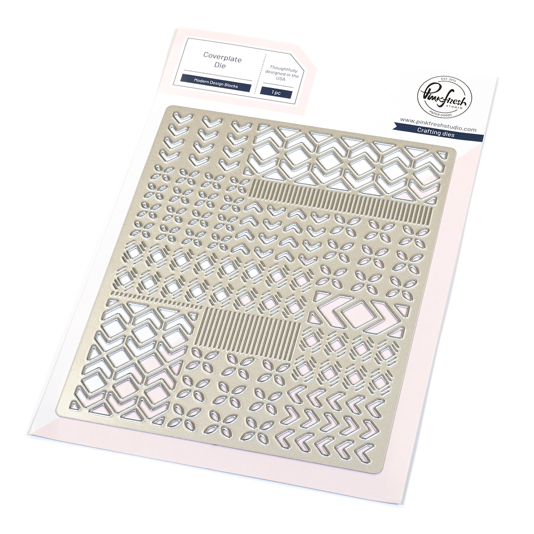 **NEW* - Pinkfresh Studio - Modern Design Blocks coverplate die