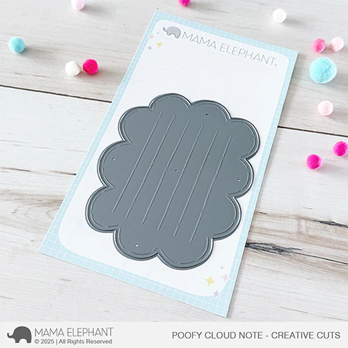 Mama Elephant - Poofy Cloud Note - Creative Cuts (SO)