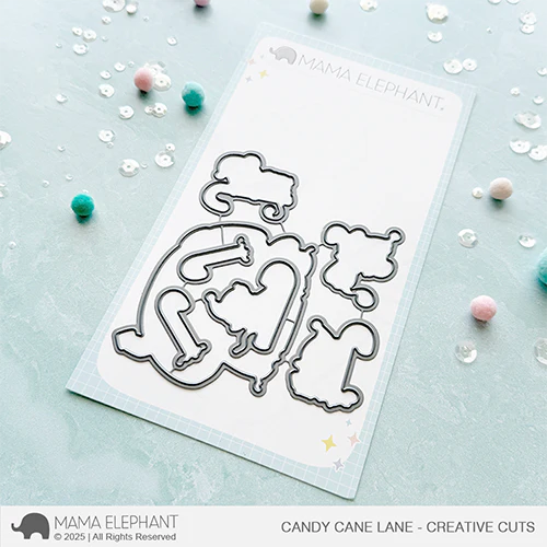 Mama Elephant - Candy Cane Lane - CC