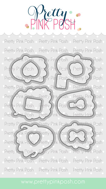 Pretty Pink Posh - Valentine Ghost Friends Coor Die Set