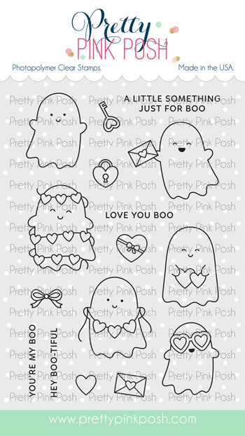 Pretty Pink Posh - Valentine Ghost Friends Stamp Set