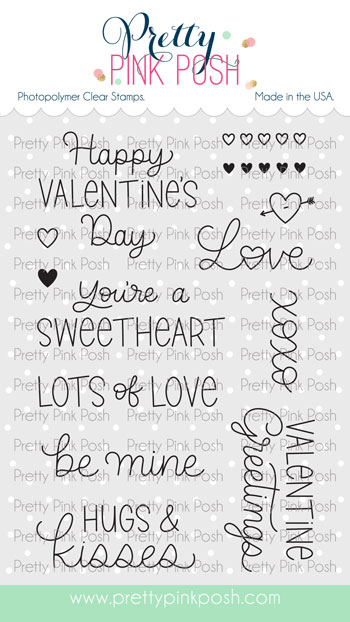 Pretty Pink Posh - Valentine Greetings Stamp Set