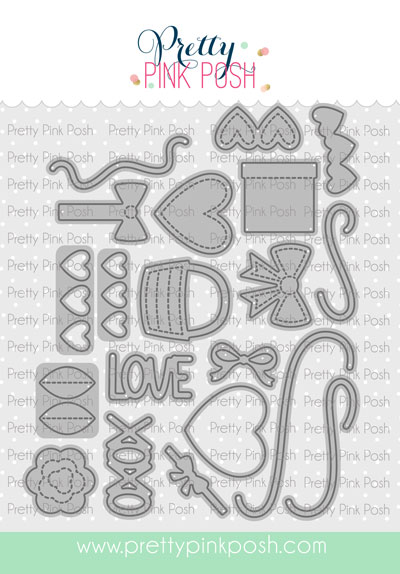 Pretty Pink Posh - Valentine Holder Additions DIe Set