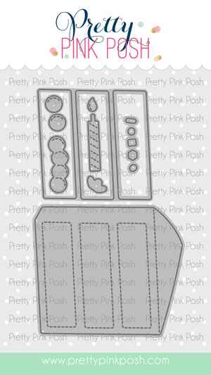 Pretty Pink Posh - Cake Slice Shaker Die