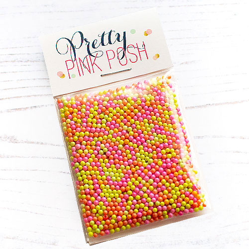 Pretty Pink Posh - Sugar Pop Shaker Beads