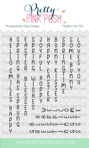 Pretty Pink Posh - Upright Greetings: Easter Stamp Set