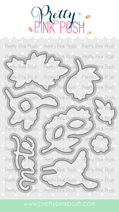 Pretty Pink Posh - Hummingbird Floral Die Set