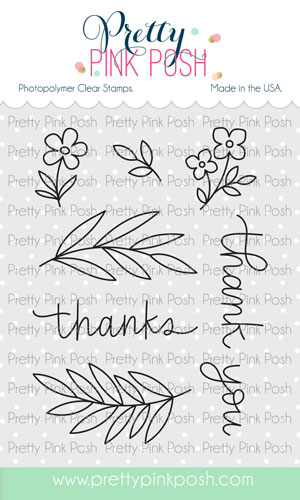 Pretty Pink Posh - Simple Thanks Stamp Set