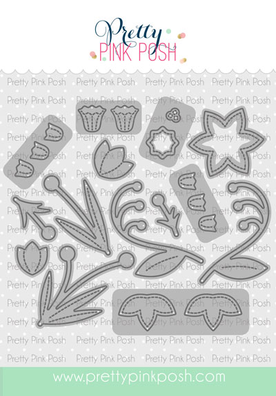 Pretty Pink Posh - Spring Floral Die Set