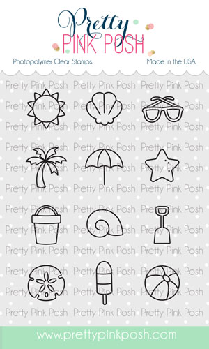 Pretty Pink Posh - Summer Icons Stamp Set