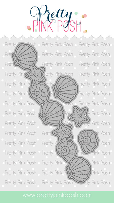 Pretty Pink Posh - Seashell Border Die Set