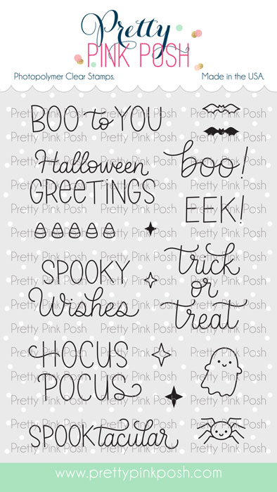 Pretty Pink Posh - Halloween Greetings Stamp Set