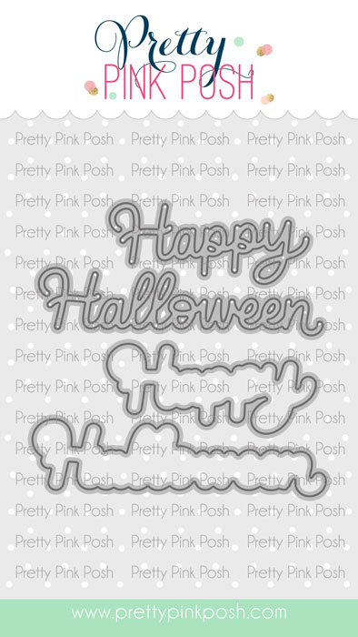 Pretty Pink Posh - Happy Halloween Shadow Die Set