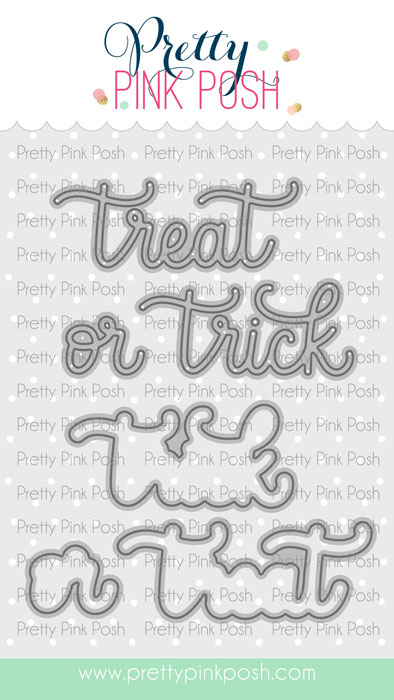 Pretty Pink Posh - Trick Or Treat Shadow Die Set