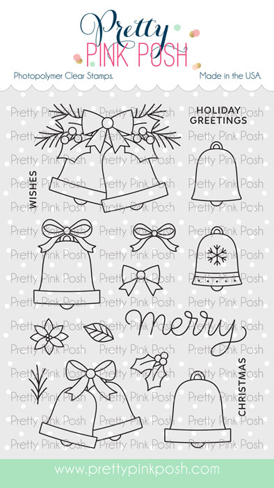 Pretty Pink Posh - Christmas Bells Stamp Set
